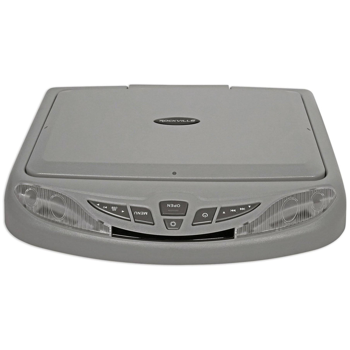 12x22 Grey Flip Down Car Monitor Dvd Usb Sd Player H98229