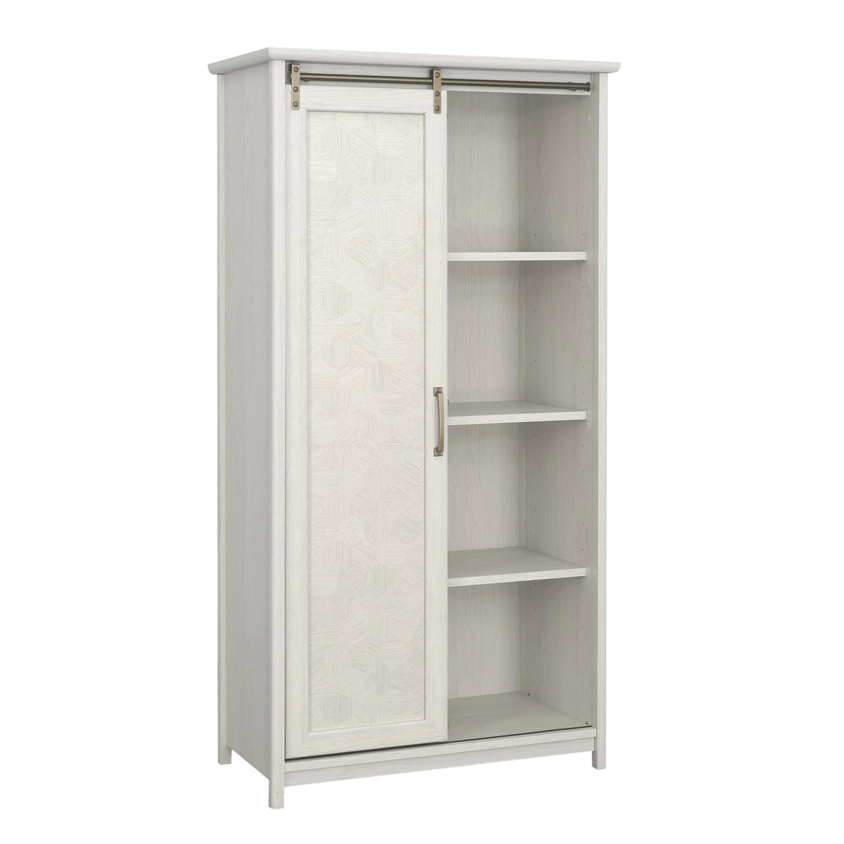 Glacier Oak Engineered Wood Storage Cabinet B9540