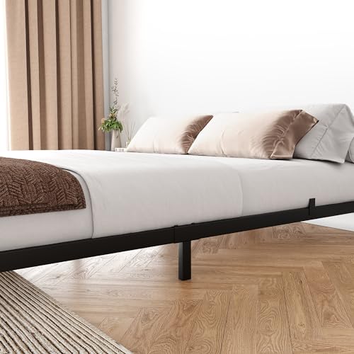 Black Full Metal Platform Bed Frame Z19207