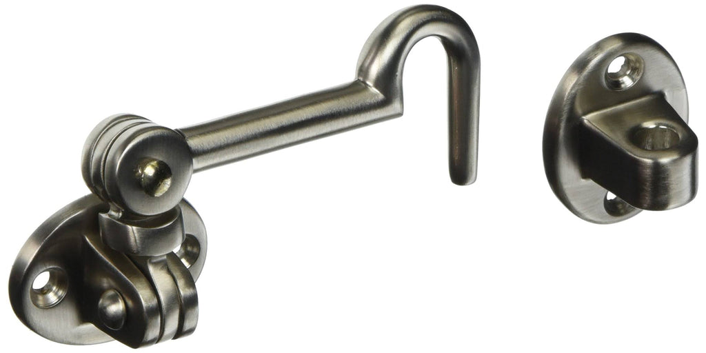 3-1/2 inch Swivel Cabin Door Hook Satin Nickel B672