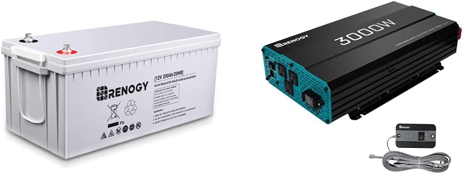 12 Volt 200Ah Deep Cycle AGM Battery R366904