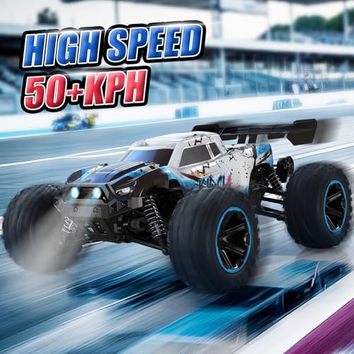 All Terrain RC Car, 50 KPH High Speed 4WD RC Truck with 60 Mins Runtime Q554