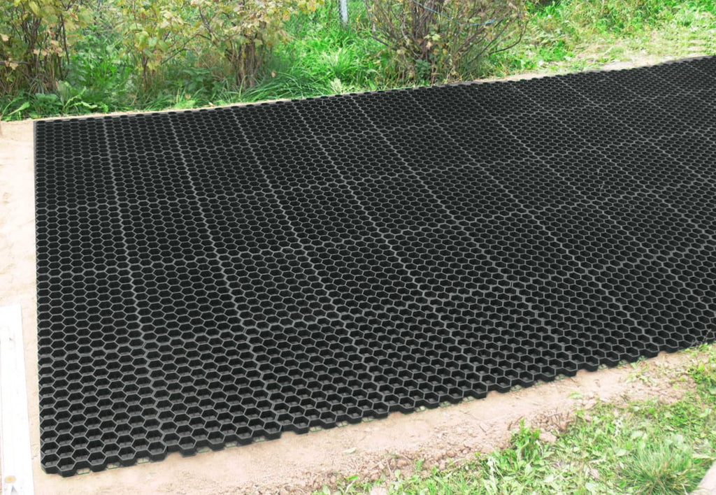 Black Permeable Grass Pavers Pack of 4 D5173