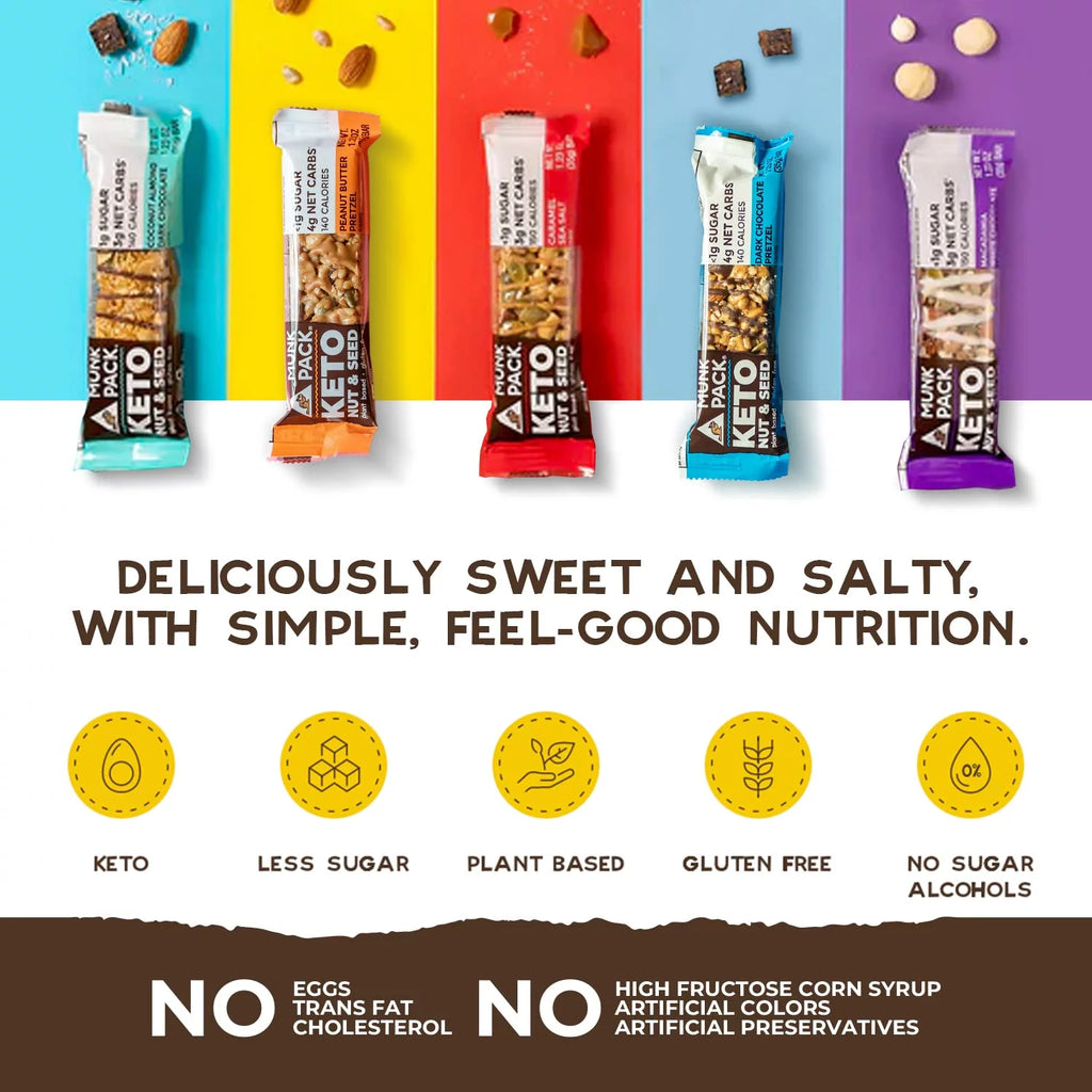 Nut & Seed Bar Peanut Butter Dark Chocolate 12 Bars A57751