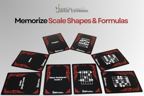 54-Card Guitar Flash Cards Z193463