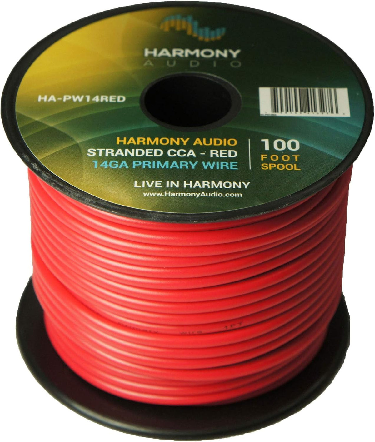 14 Gauge Power or Ground Wire 10 Rolls 1000 Feet Red & Black J34525