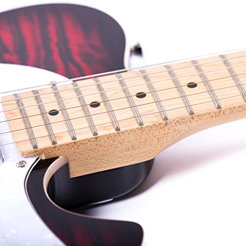 Blue Semi-Hollow Body Electric Guitar M7193