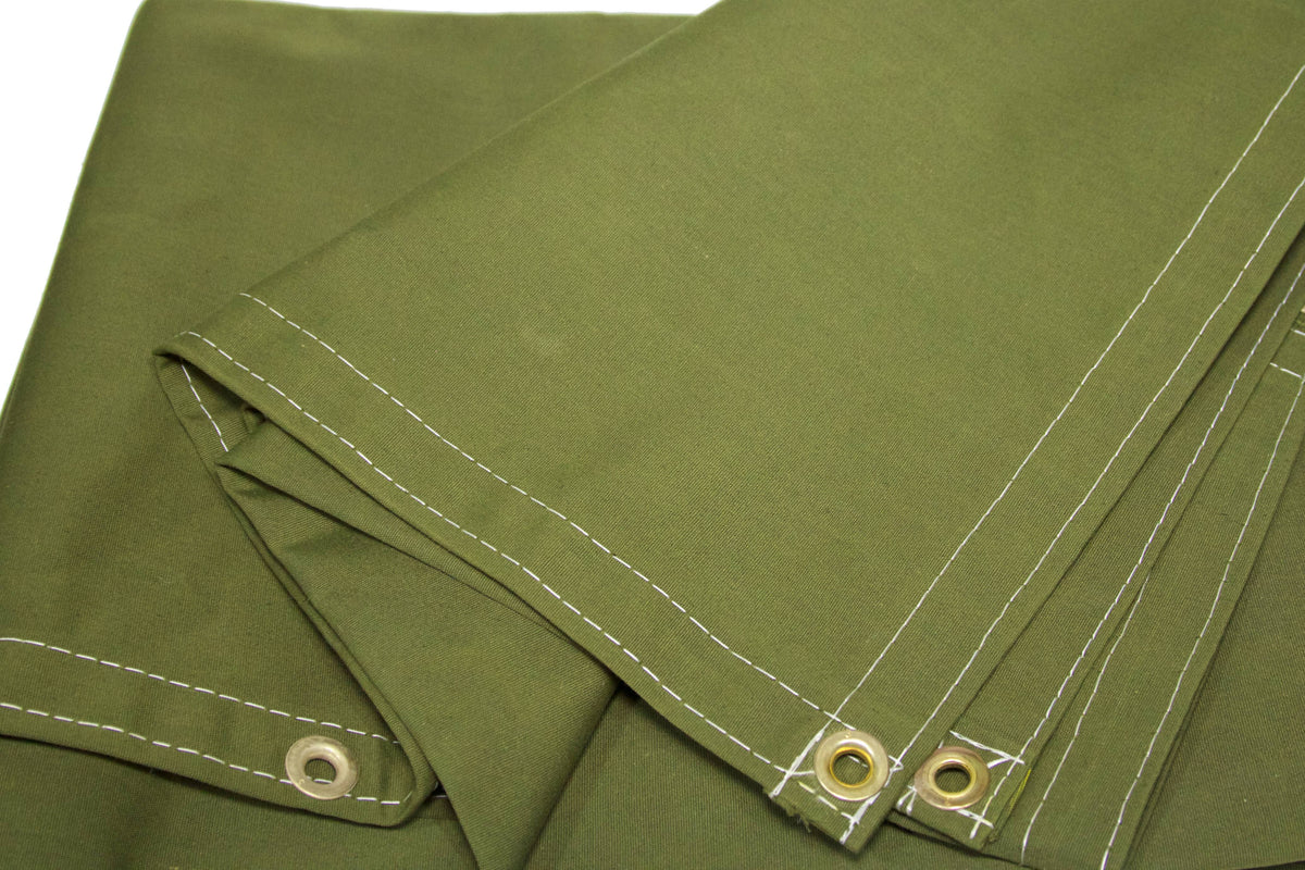 Green Polyester Canvas Tarp Z855