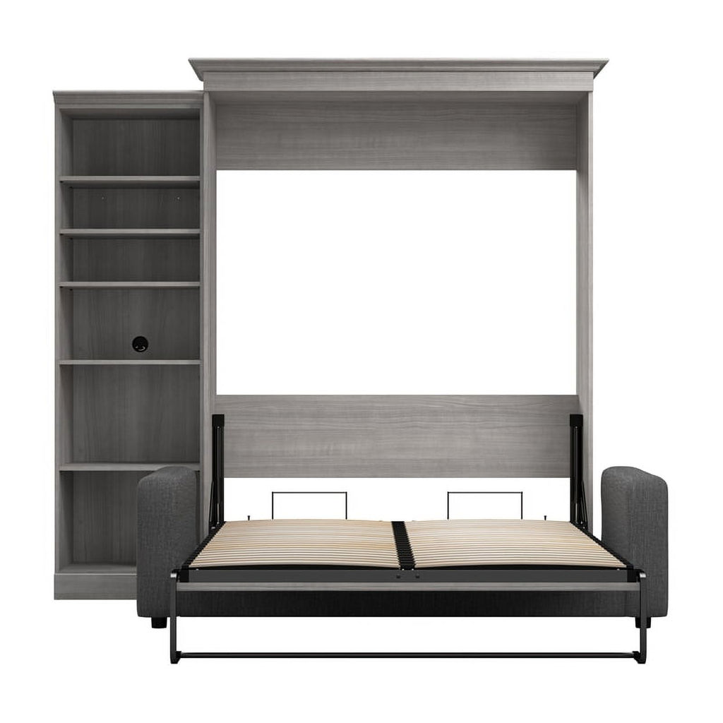 Gray Queen Murphy Bed with Sofa W670471