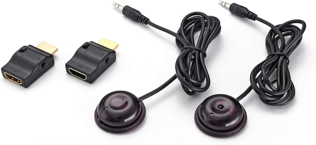 IR Emitter, IR Extender, Remote Control Extender Kit with IR Signal Receiver and 2 HDMI Adapters Z8914