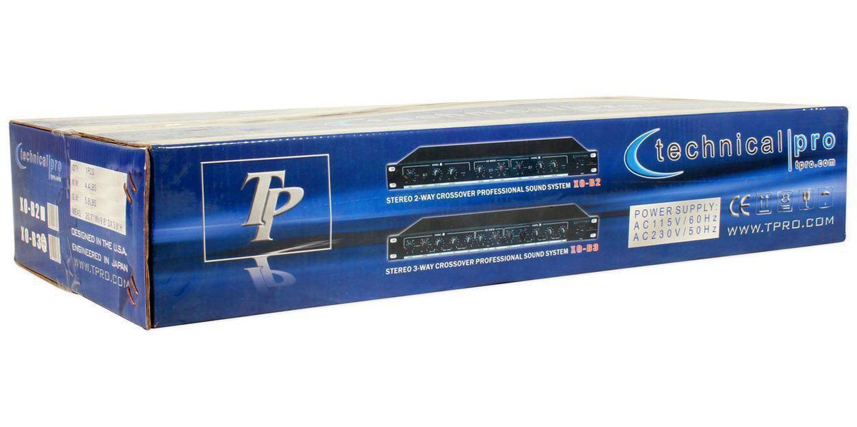 3 Way Crossover with Subwoofer Output Black K685263