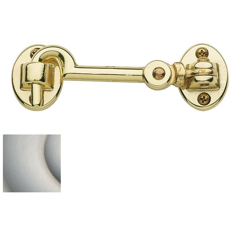 3-1/2 inch Swivel Cabin Door Hook Satin Nickel B672