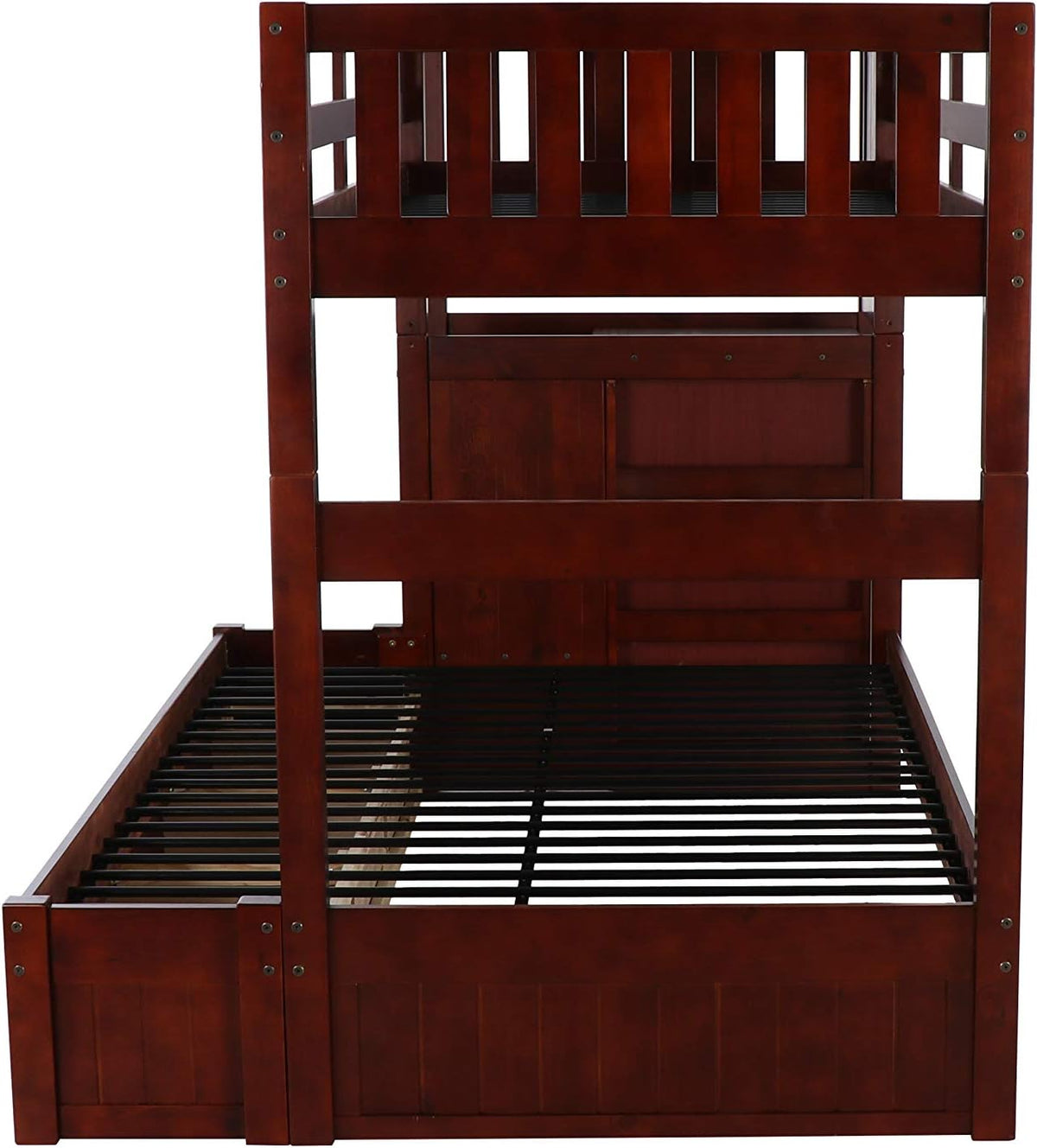 Twin Over Full Staircase Bunk Bed with 3 Drawers M636