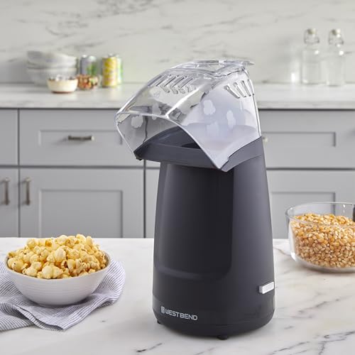 4-Quart Black Popcorn Machine P618088