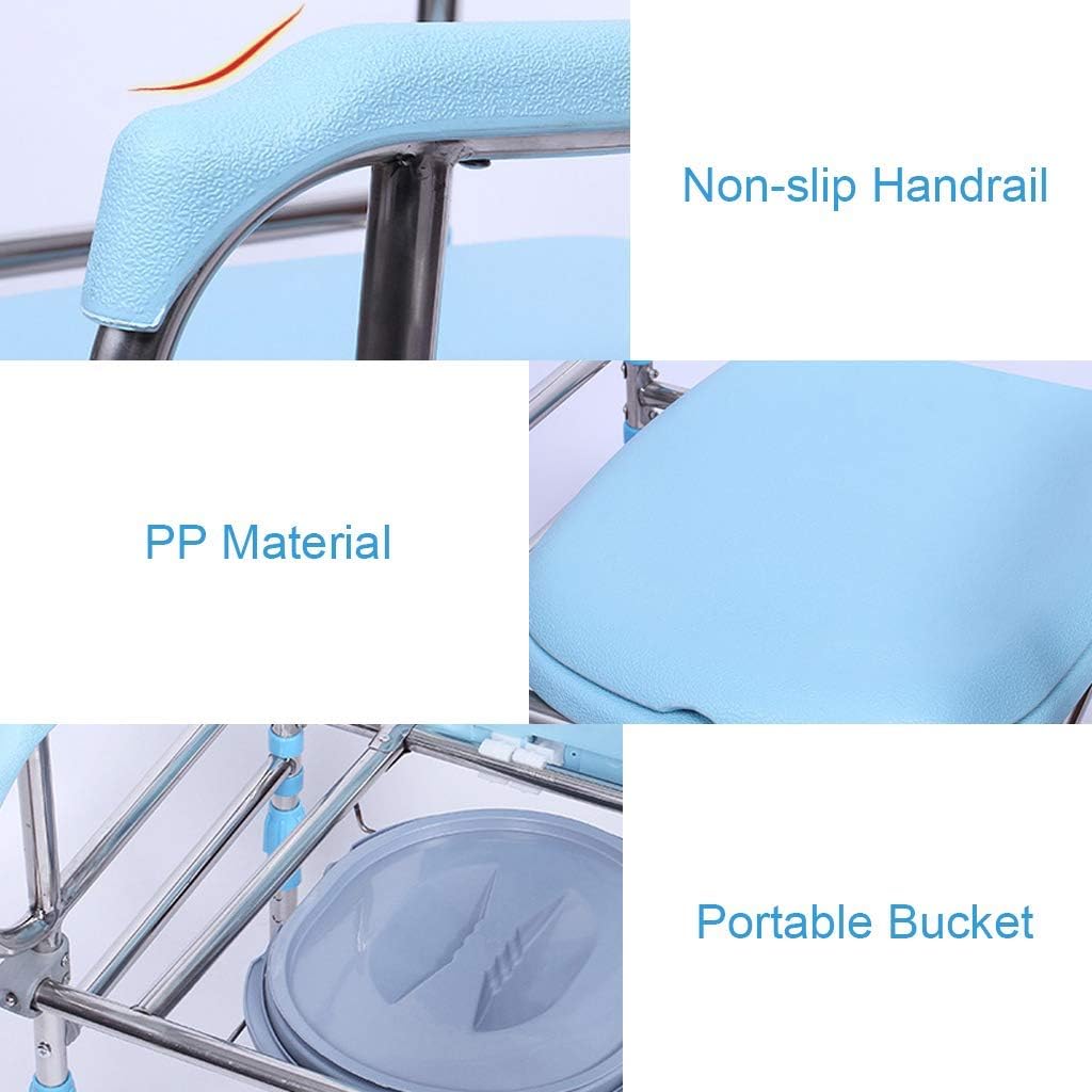 Shower Chair Toilet Safety Frame Commode Chair O7762