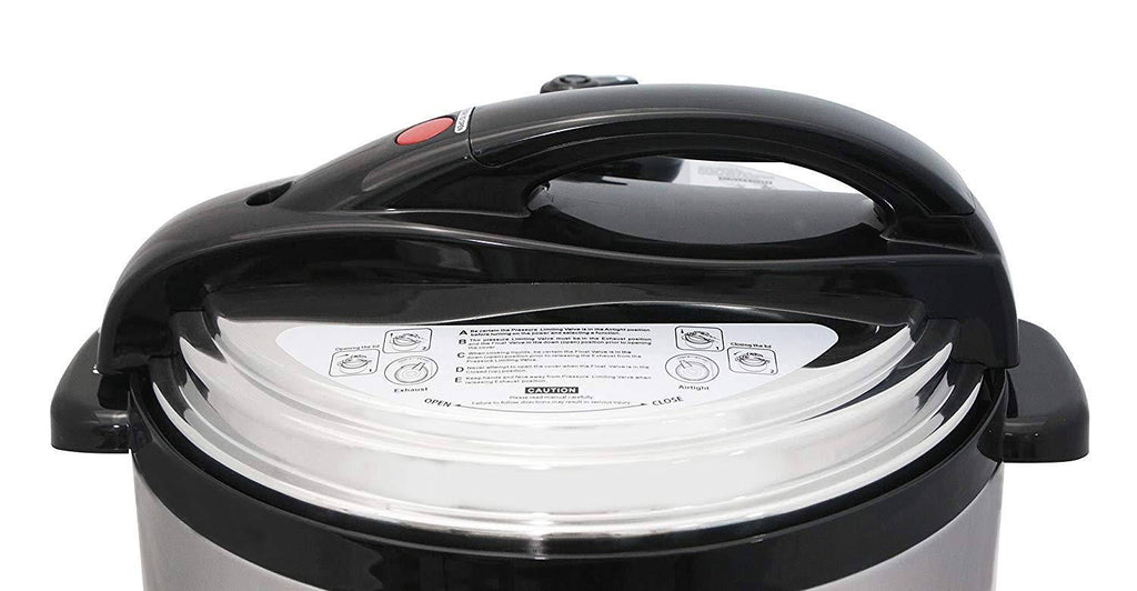 10 Quart Black Electric Pressure Cooker A5756