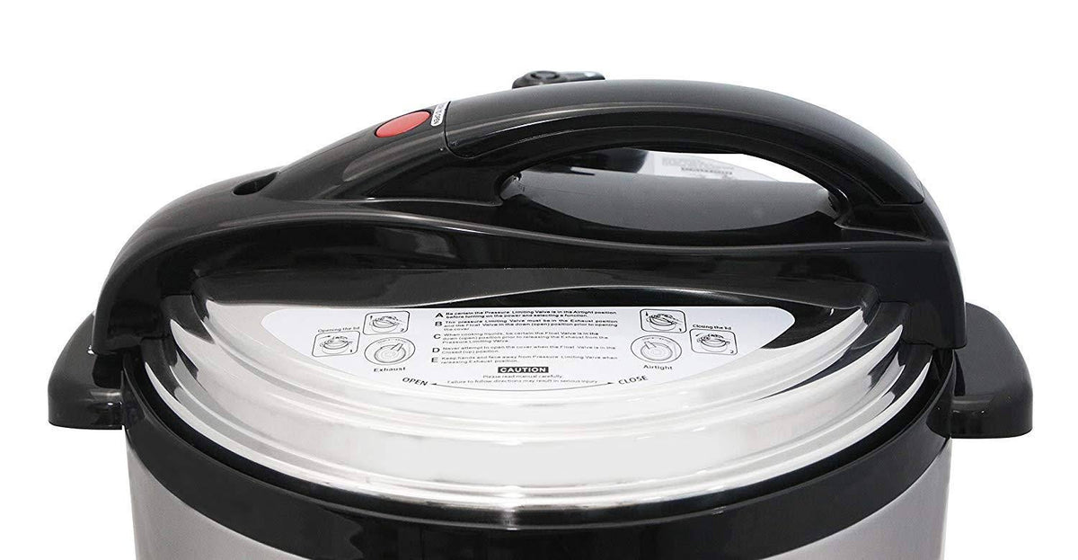 10 Quart Black Electric Pressure Cooker A5756