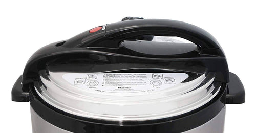 10 Quart Black Electric Pressure Cooker A5756