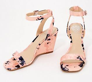 Leather Square-Toe Wedges S899141