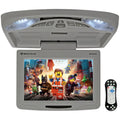 12x22 Grey Flip Down Car Monitor Dvd Usb Sd Player H98229
