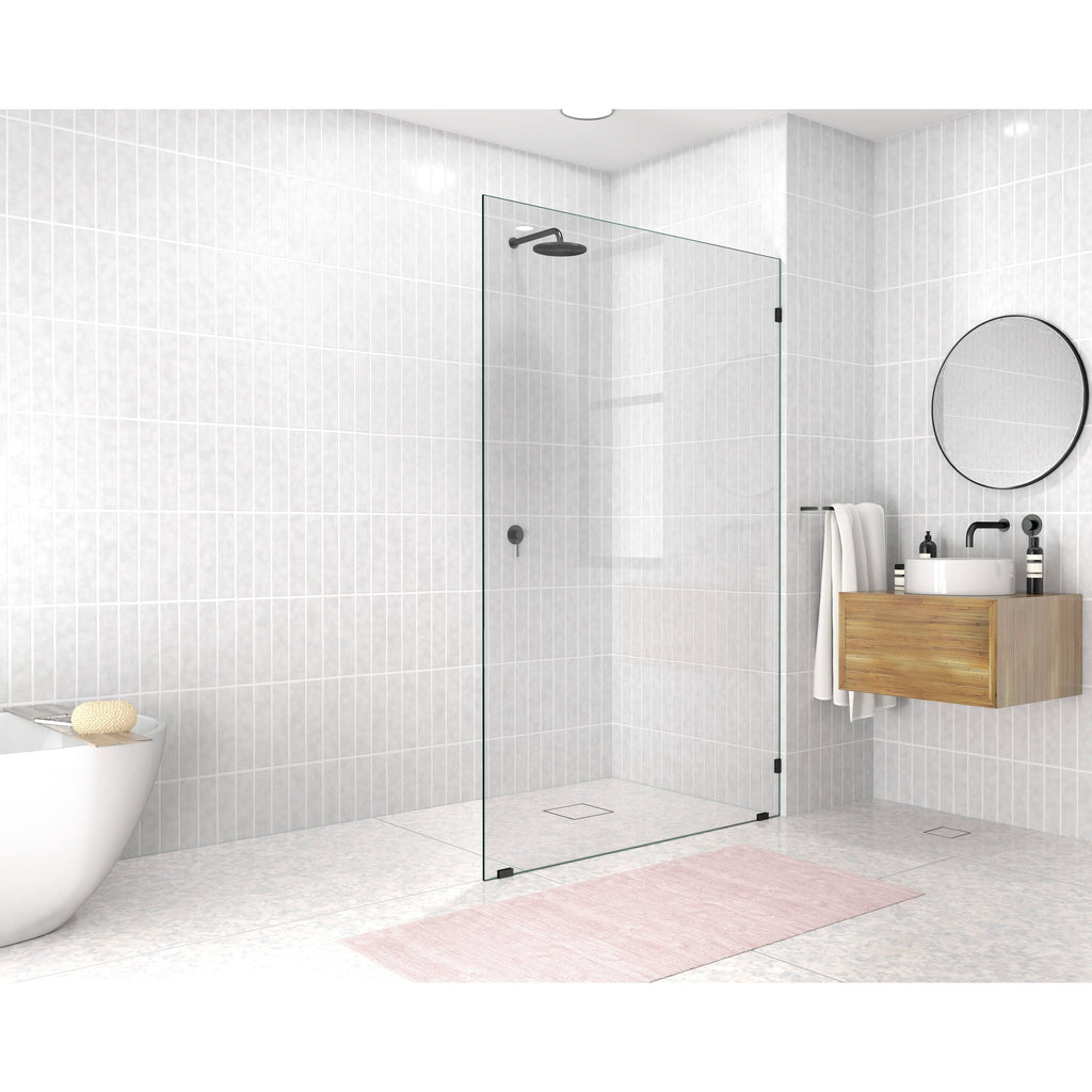 78x22 Frameless Shower Door Oil Rubbed Bronze C2669