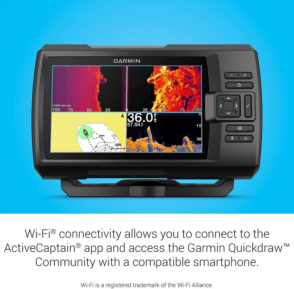 7-inch Color Fishfinder with Transducer and Protective Cover P8961
