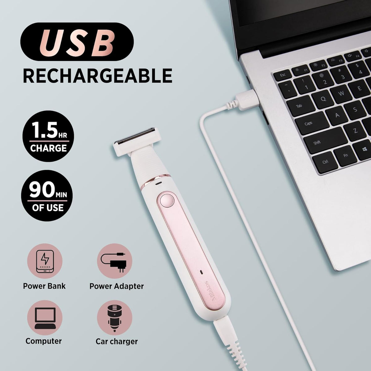 2-in-1 Electric Razor Shaver R9230