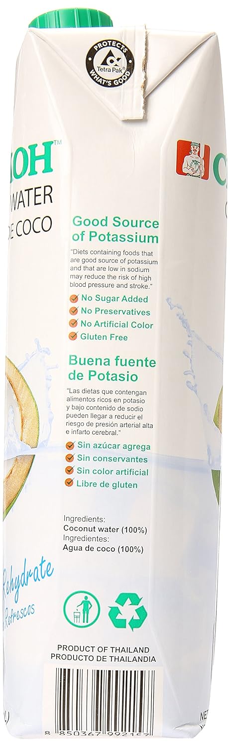 33.8 fl oz Coconut Water (Pack of 12) M948
