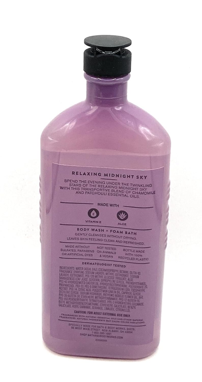 Midnight Sky Chamomile Patchouli Body Wash 10 Fluid Ounce U387