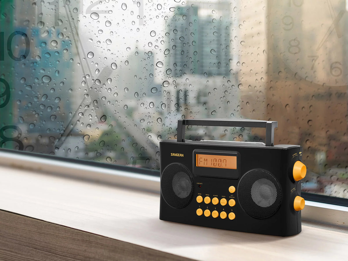 Black AM/FM Portable Radio T25099