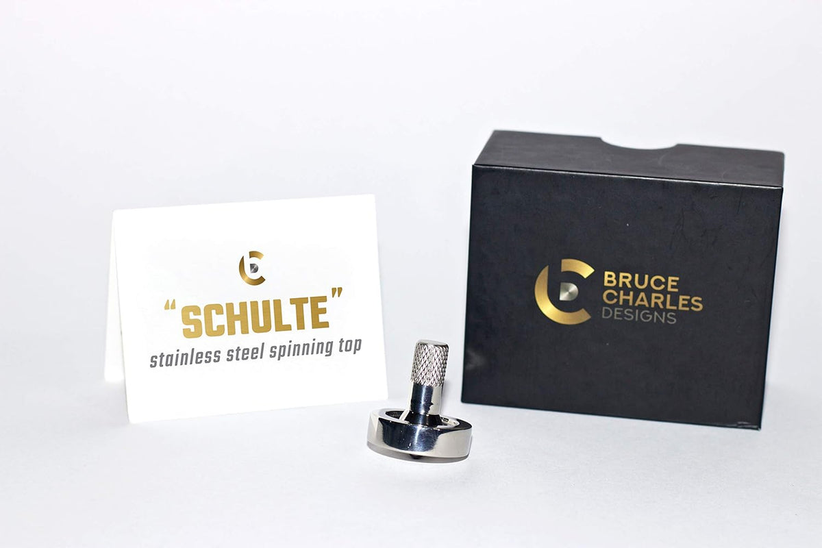 Stainless Steel Spinning Top and Glass Lens Starter Set F9878
