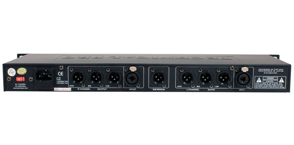 3 Way Crossover with Subwoofer Output Black K685263