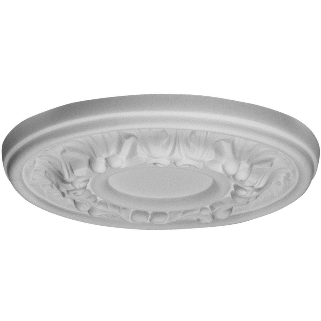 7 1/2x22 Odessa Ceiling Medallion Hand-Painted Brushed Mahogany E18146