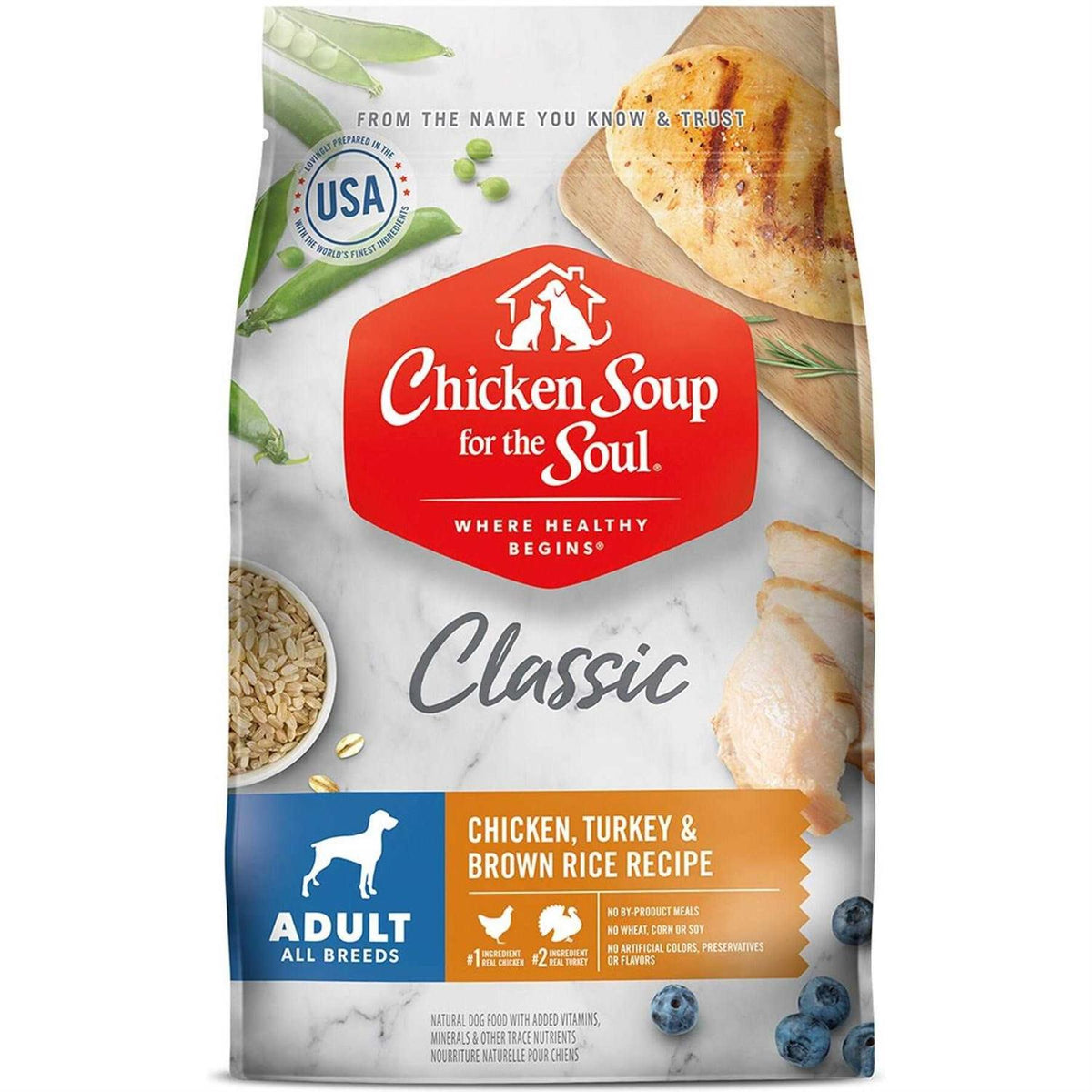 Chicken Turkey Brown Rice Dry Dog Food J66686