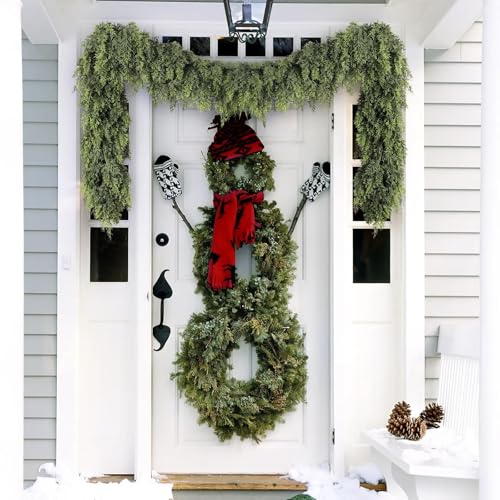 9ft Prelit Faux Pine Garland with Lights N1978