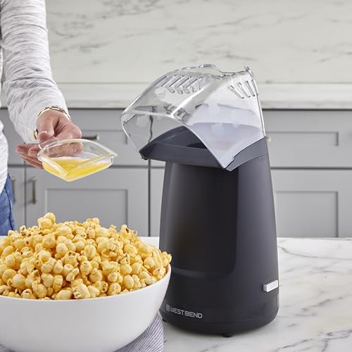 4-Quart Black Popcorn Machine P618088
