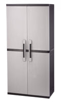 Gray Plastic Freestanding Garage Cabinet M55438