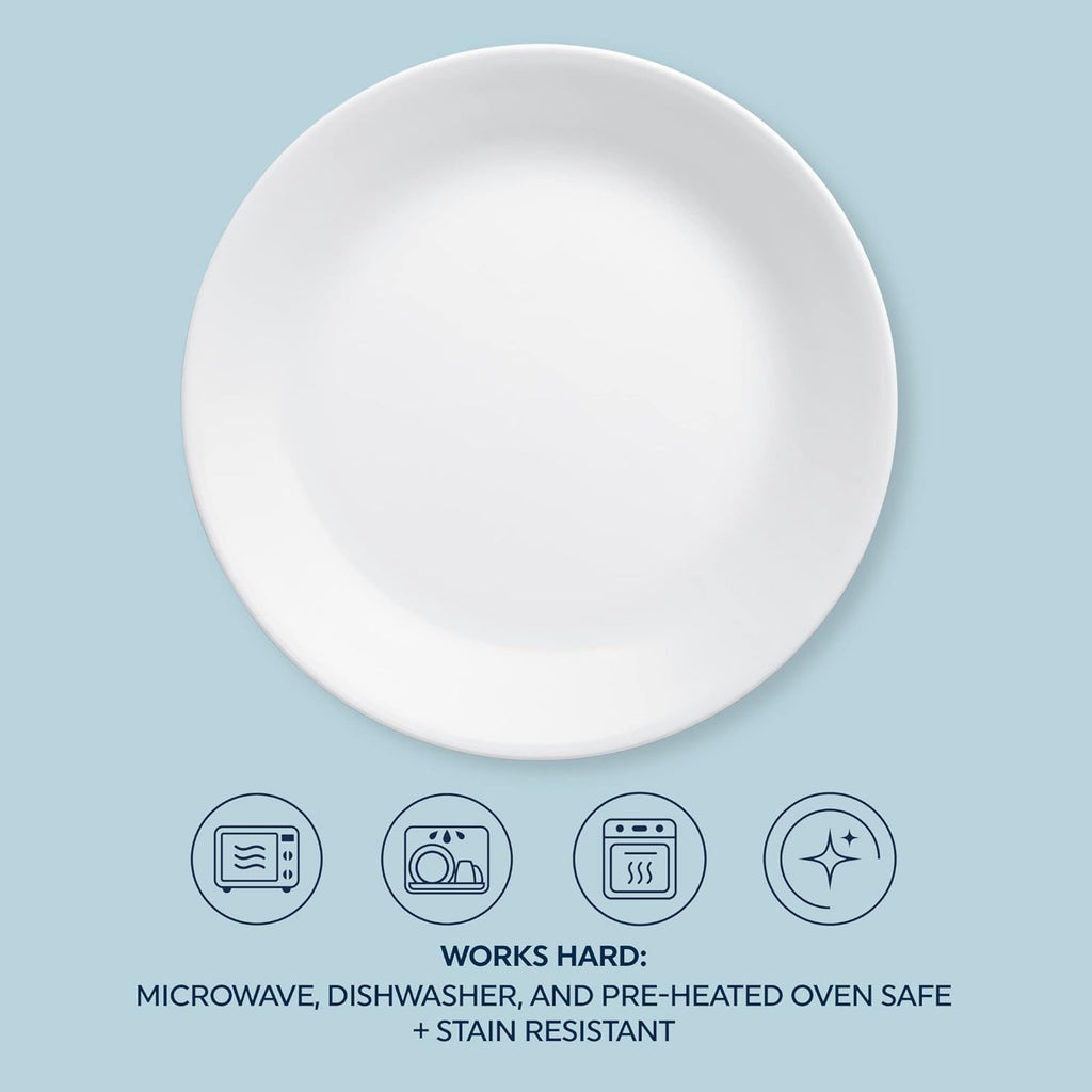 16-Piece White Dinnerware Set, Service for 4 J3786