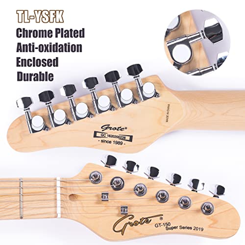 Blue Semi-Hollow Body Electric Guitar M7193