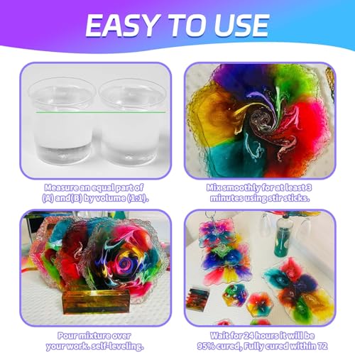 1 Gallon Crystal Clear Epoxy Resin Kit W910227