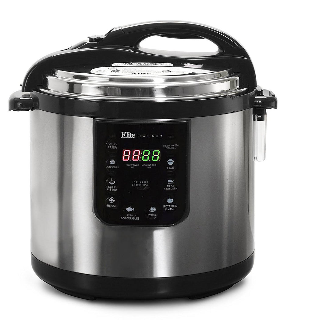 10 Quart Black Electric Pressure Cooker A5756