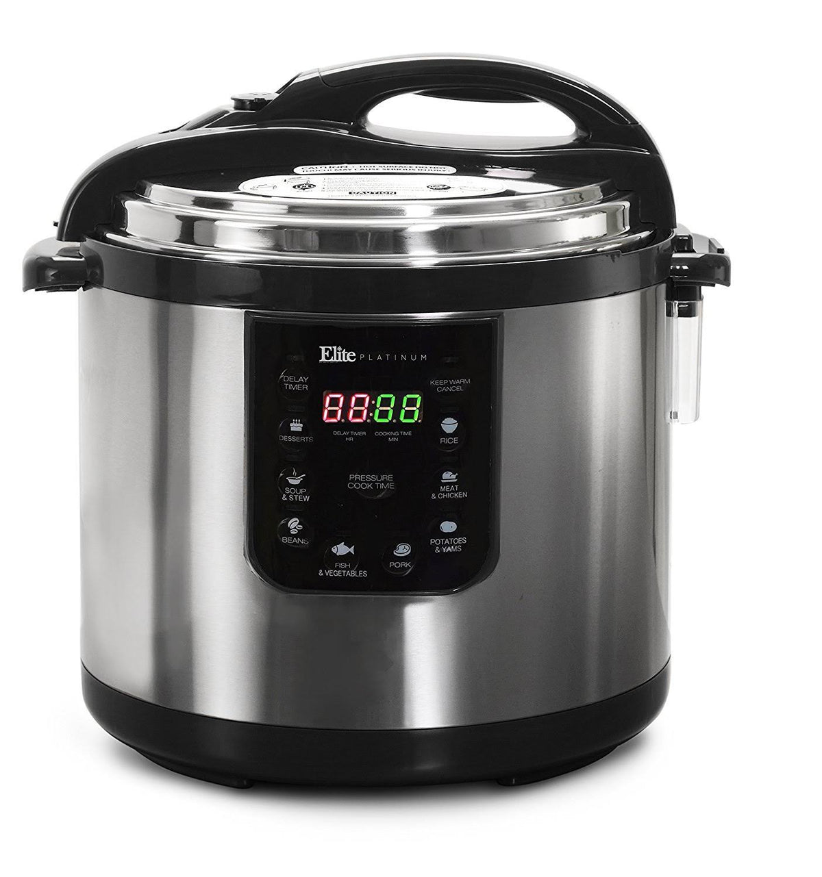 10 Quart Black Electric Pressure Cooker A5756