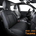 Tacoma Seat Covers Water Proof Faux Leather Front Set Black 2 pcs A6992