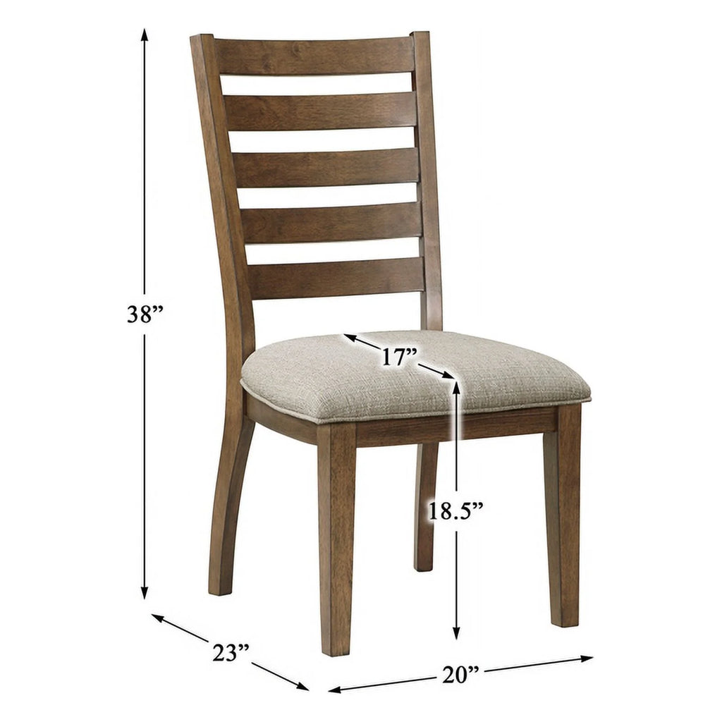 Cherry Wood Dining Side Chair Set of 2 H215