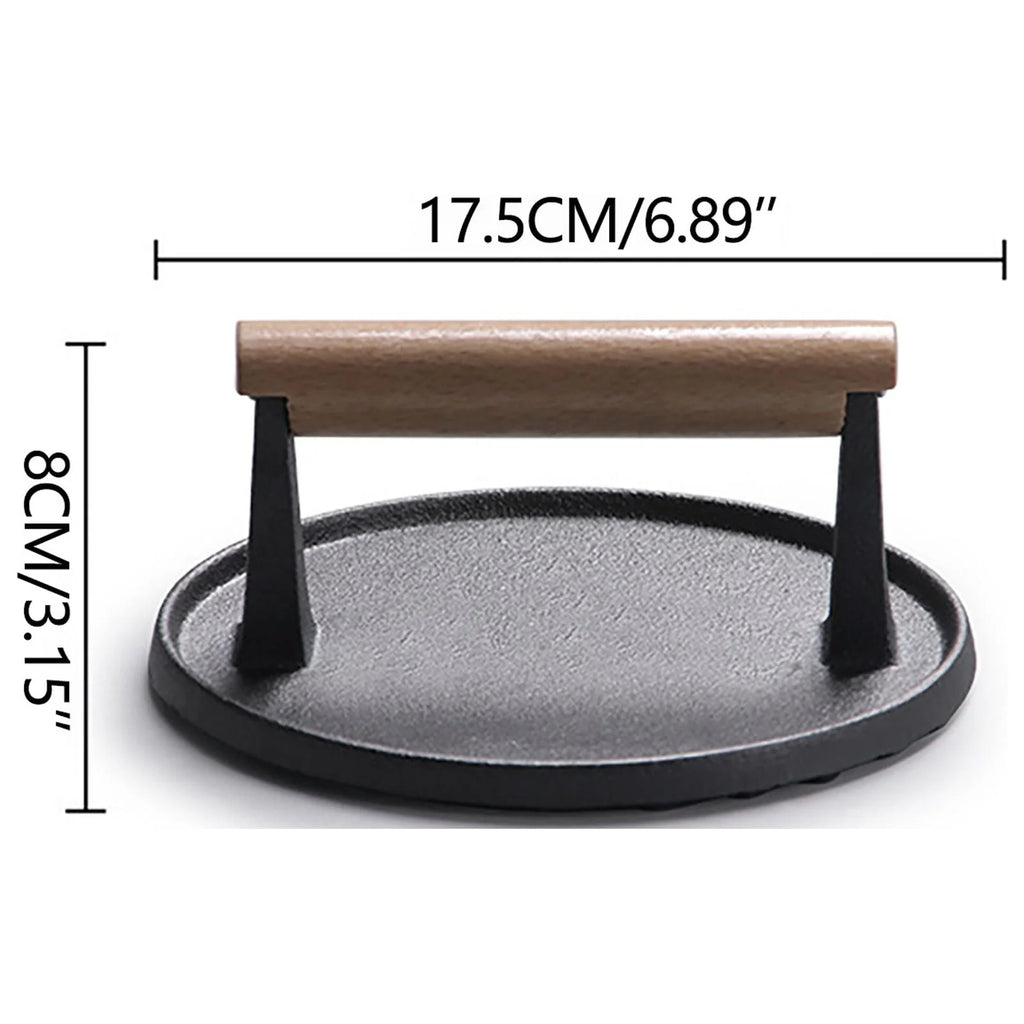Burger Press with Wooden Handle T934