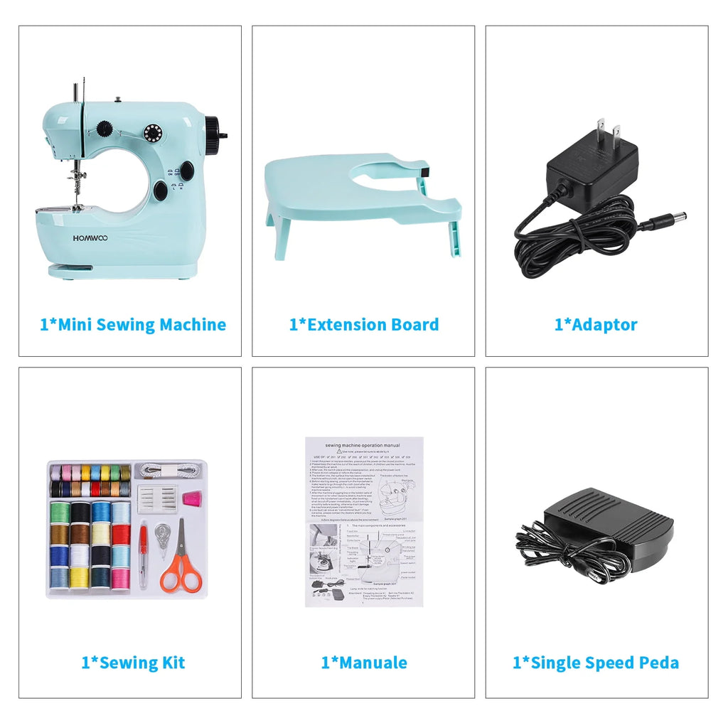 Mini Dual Speed Portable Sewing Machine with Extension Table N36142