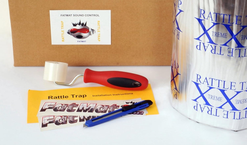 150 Sq Ft x 80 mil Self-Adhesive Sound Deadener Bulk Pack with Install Kit O237