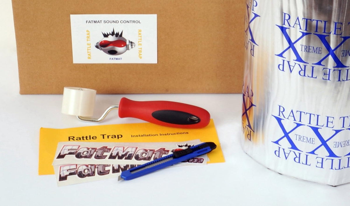 150 Sq Ft x 80 mil Self-Adhesive Sound Deadener Bulk Pack with Install Kit O237