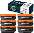 6 Pack Compatible Toner Cartridge for HP Color Enterprise M653x M682z M681dh M652n M681f M653dn M681f Printer M7248