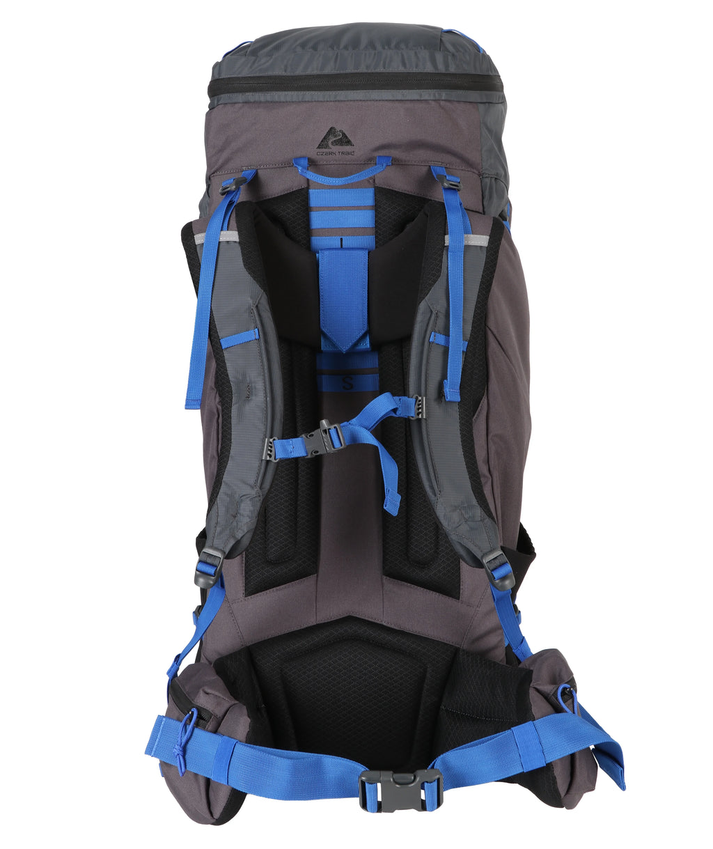 65 Liter Gray Backpacking Backpack O103